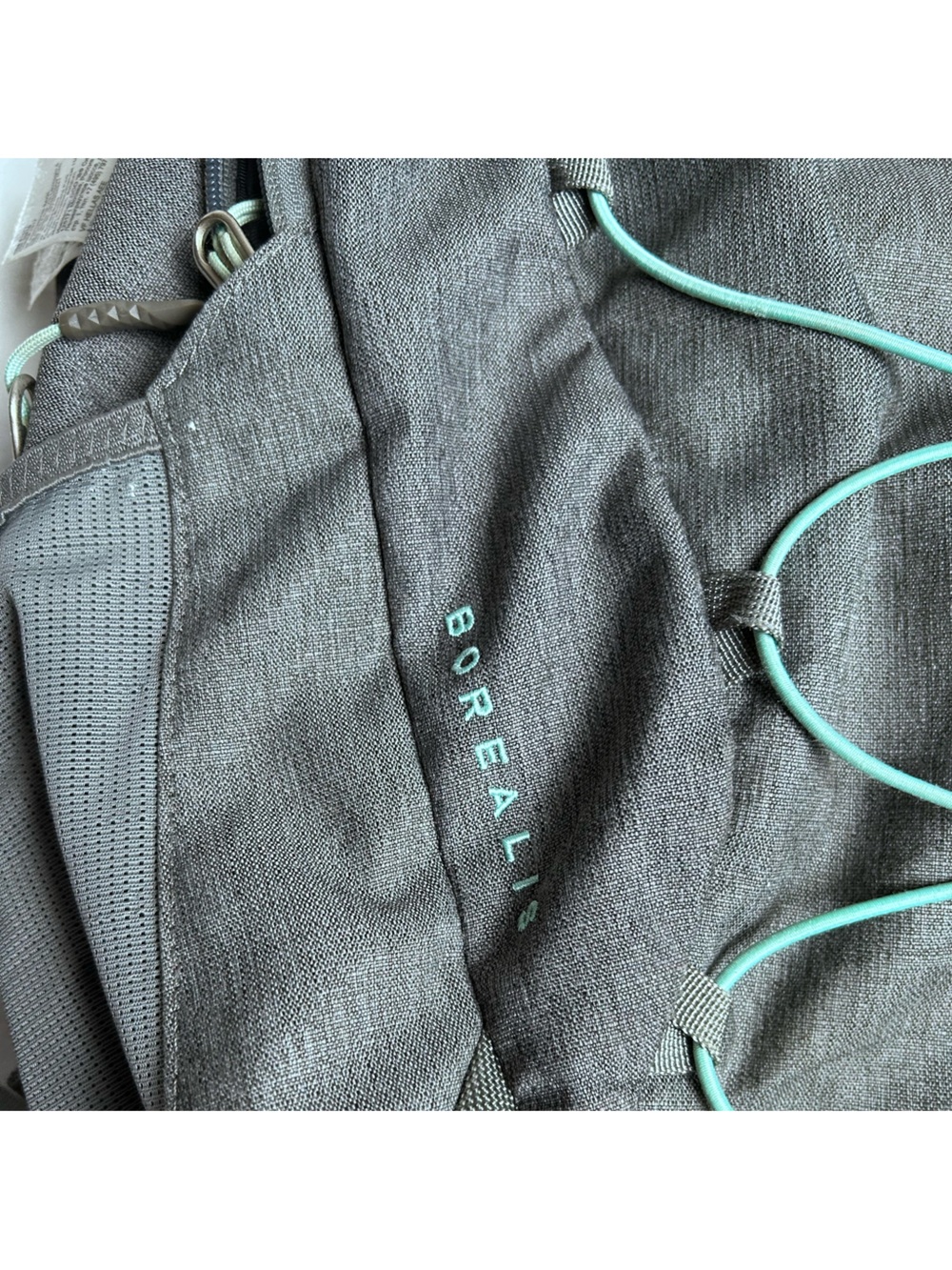 The North Face Borealis Backpack - Gray with Teal Accents unisex - Picture 11 of 13